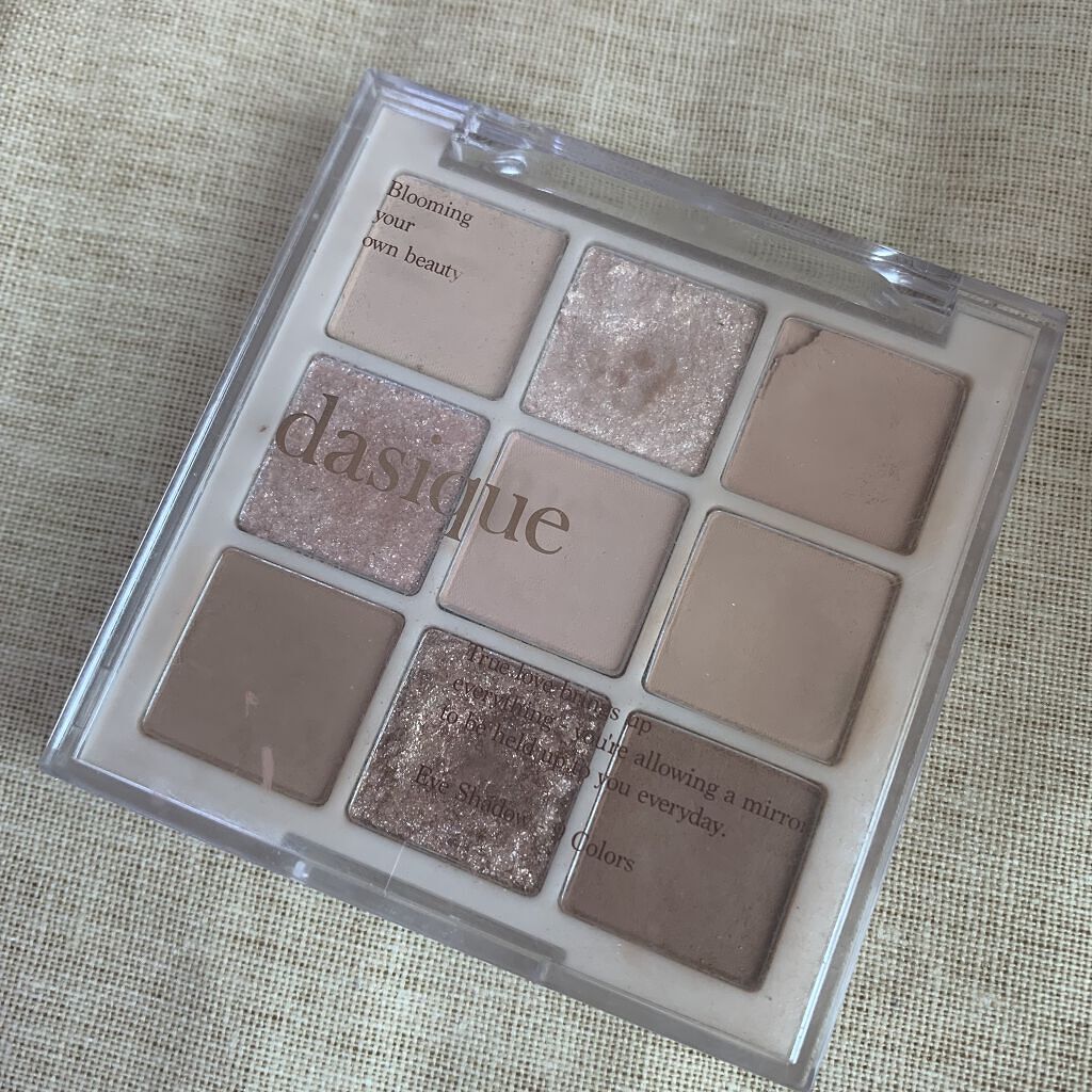 シャドウパレット/dasique/アイシャドウパレットを使ったクチコミ（2枚目）