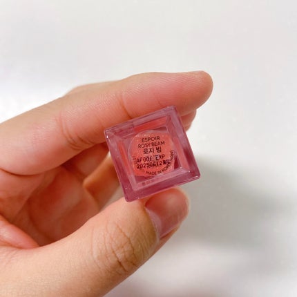 espoir エスポア クチュールリップグロスのクチコミ「\espoir エスポア クチュールリップグロス/
ロージービーム Rosy BB Edit.....」(3枚目)