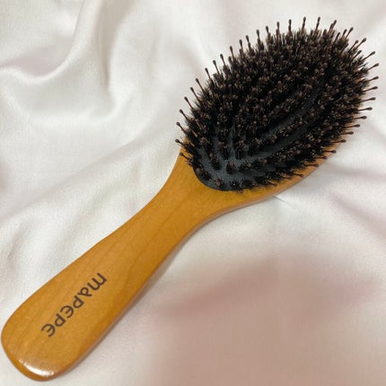 つやつや天然毛のミックスブラシ/マペペ/ヘアブラシを使ったクチコミ(1枚目)