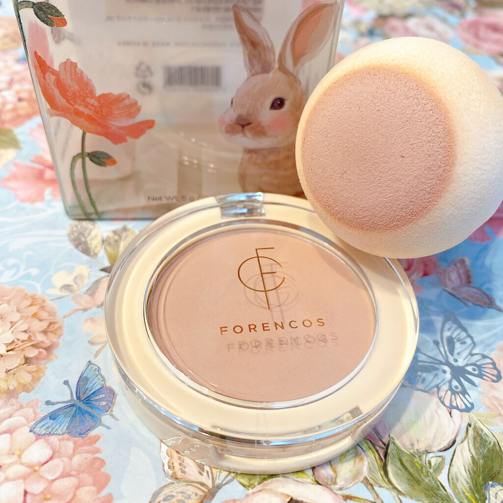 ピュアブラッシャー パフ付き/フォレンコス/パウダーチークを使ったクチコミ（2枚目）