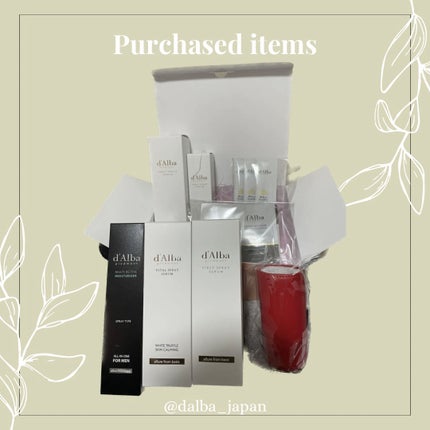 ダルバ ホワイトトリュフファーストスプレーセラム/ダルバ/ミスト状化粧水を使ったクチコミ(1枚目)