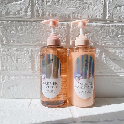 ザビューティ 髪のキメ美容素髪を守る バリアシャンプー/コンディショナー/エッセンシャル/シャンプー・コンディショナーを使ったクチコミ(1枚目)