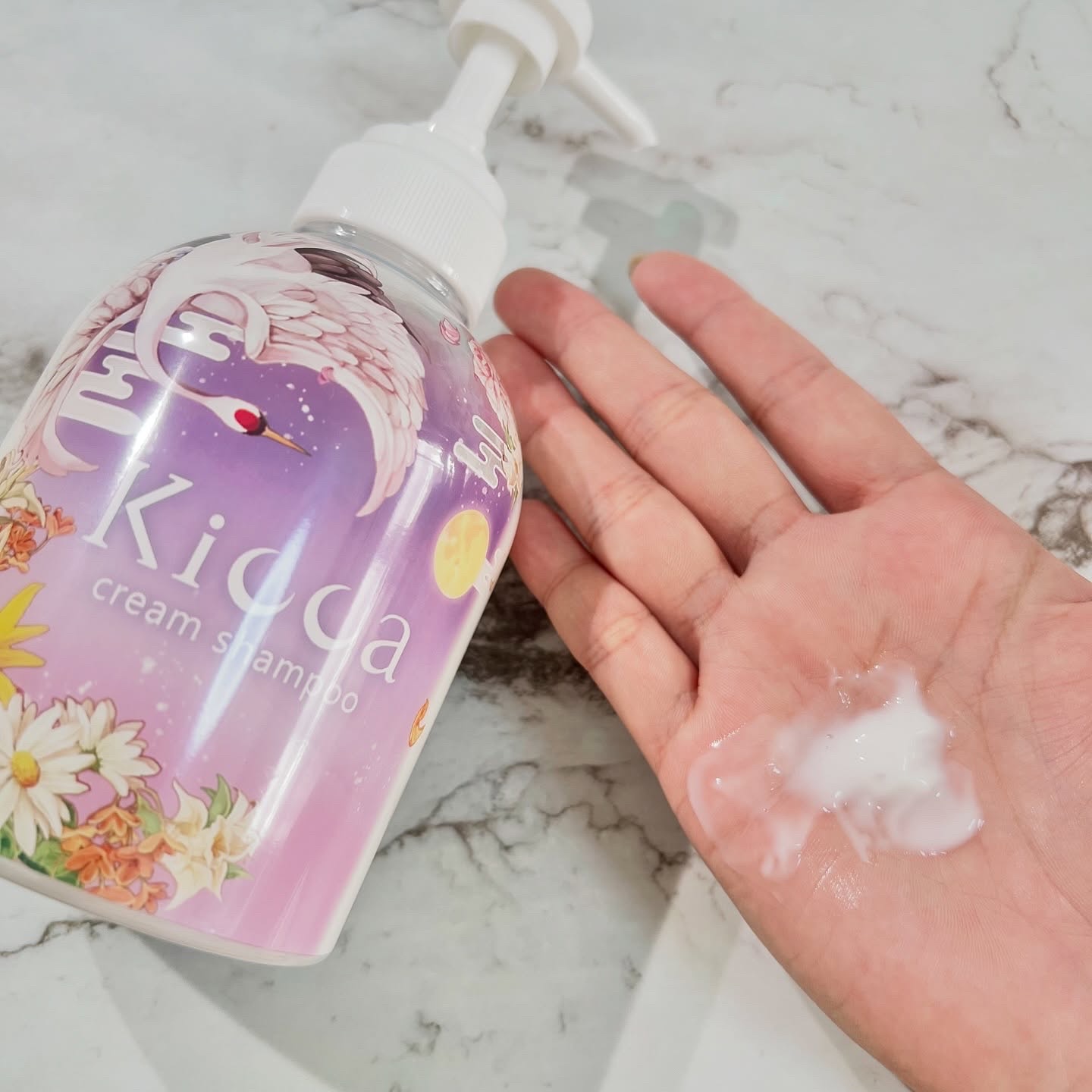 Kicca クリームシャンプー 380g/Kicca/市販シャンプーを使ったクチコミ（2枚目）