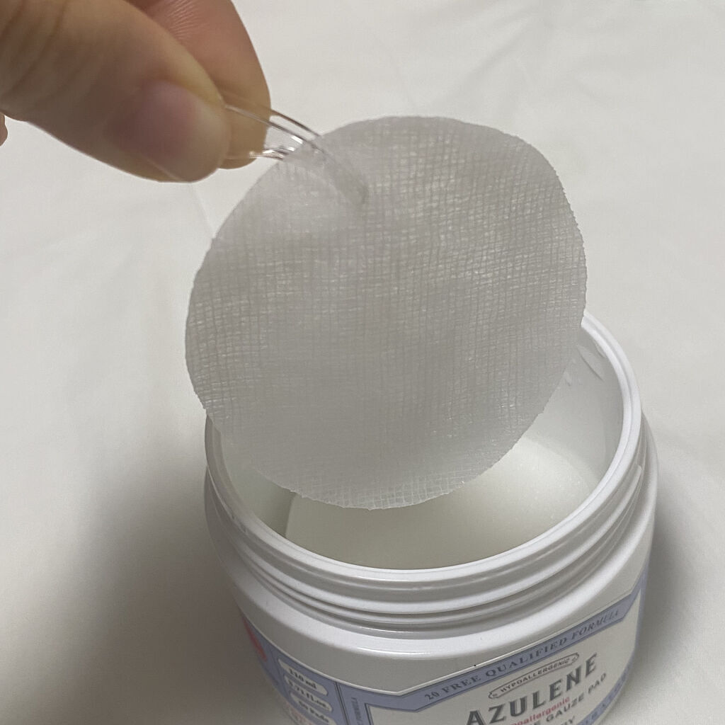 ハイポアレジェニック シカ レスキューガーゼパッド/Dermatory/シートマスク・パックを使ったクチコミ（3枚目）