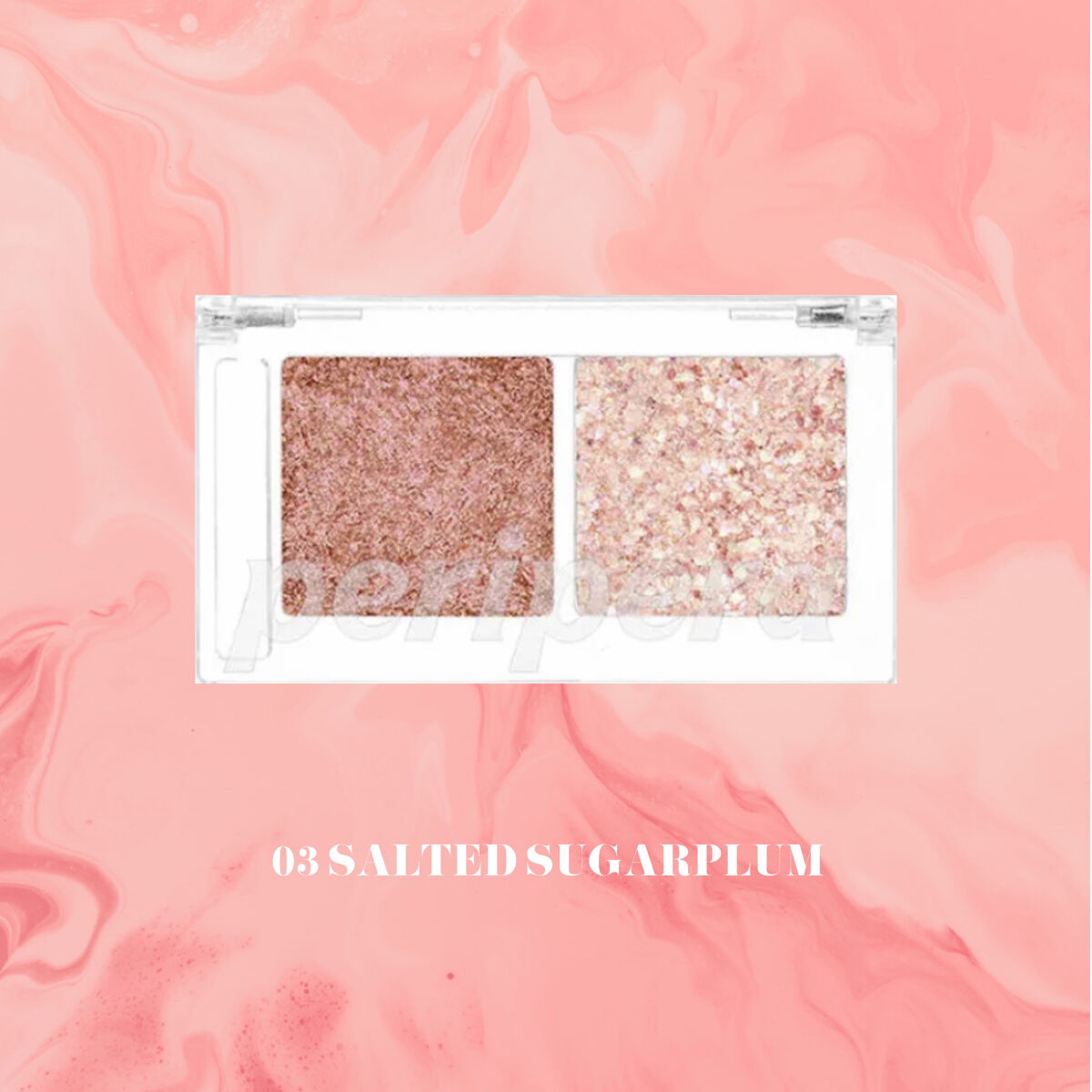  デュオ ポケット グリッター シャドウ/PERIPERA/アイシャドウパレットを使ったクチコミ（2枚目）