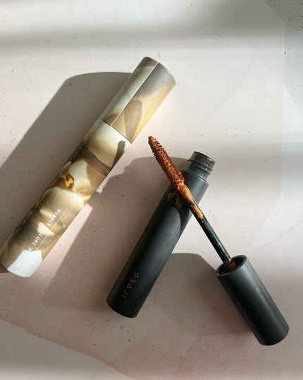 OSAJI ニュアンス ボリューム マスカラのクチコミ「エモい。
そんな言葉を言いたくなるマスカラ。
ずっと気になっていた @osaji__ のコ.....」(2枚目)