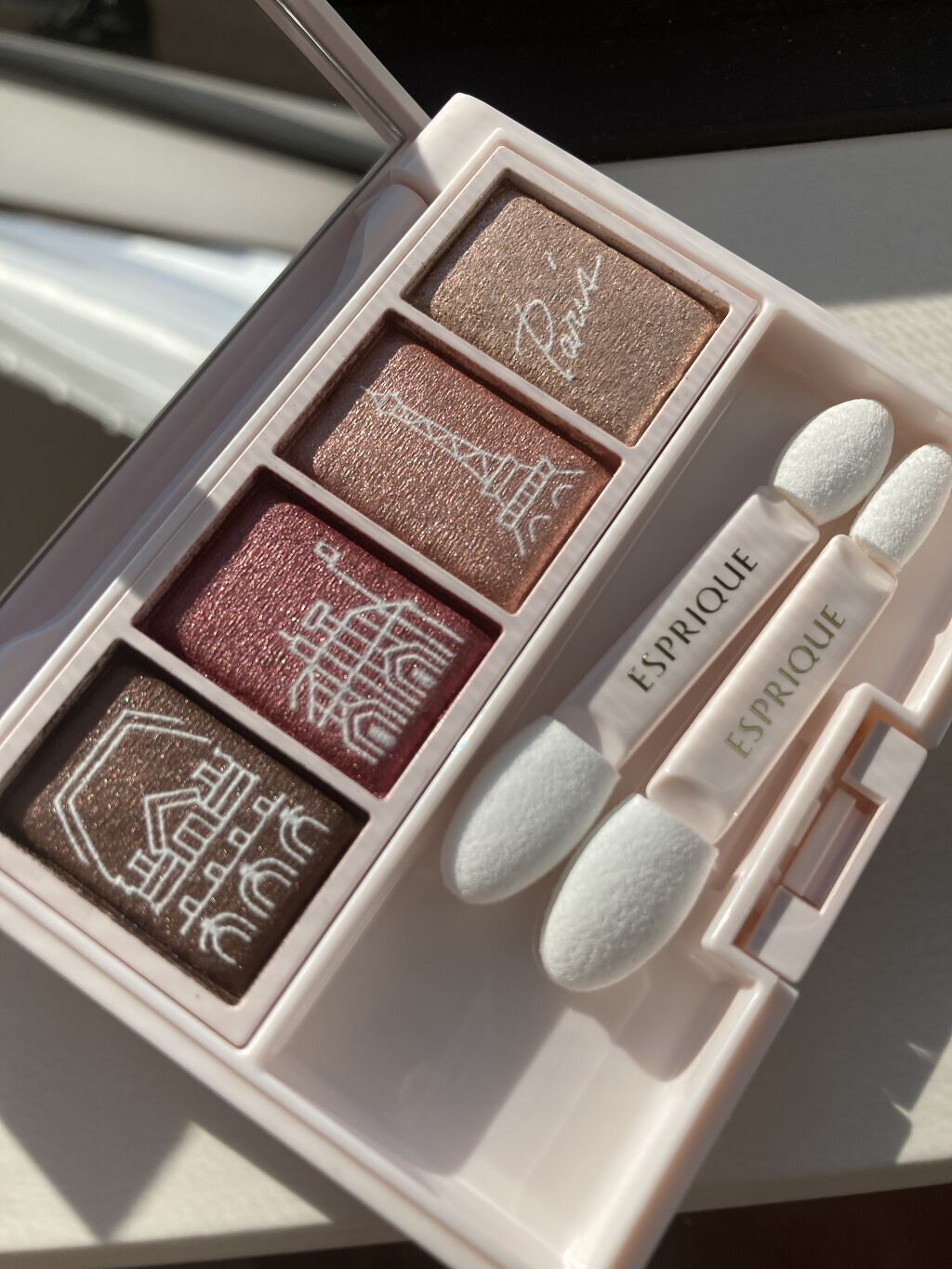 メロウ フィーリング アイズ パリジェンヌ ホリデー   RO-2 ボルドーワイン/ESPRIQUE/アイシャドウパレットを使ったクチコミ（1枚目）