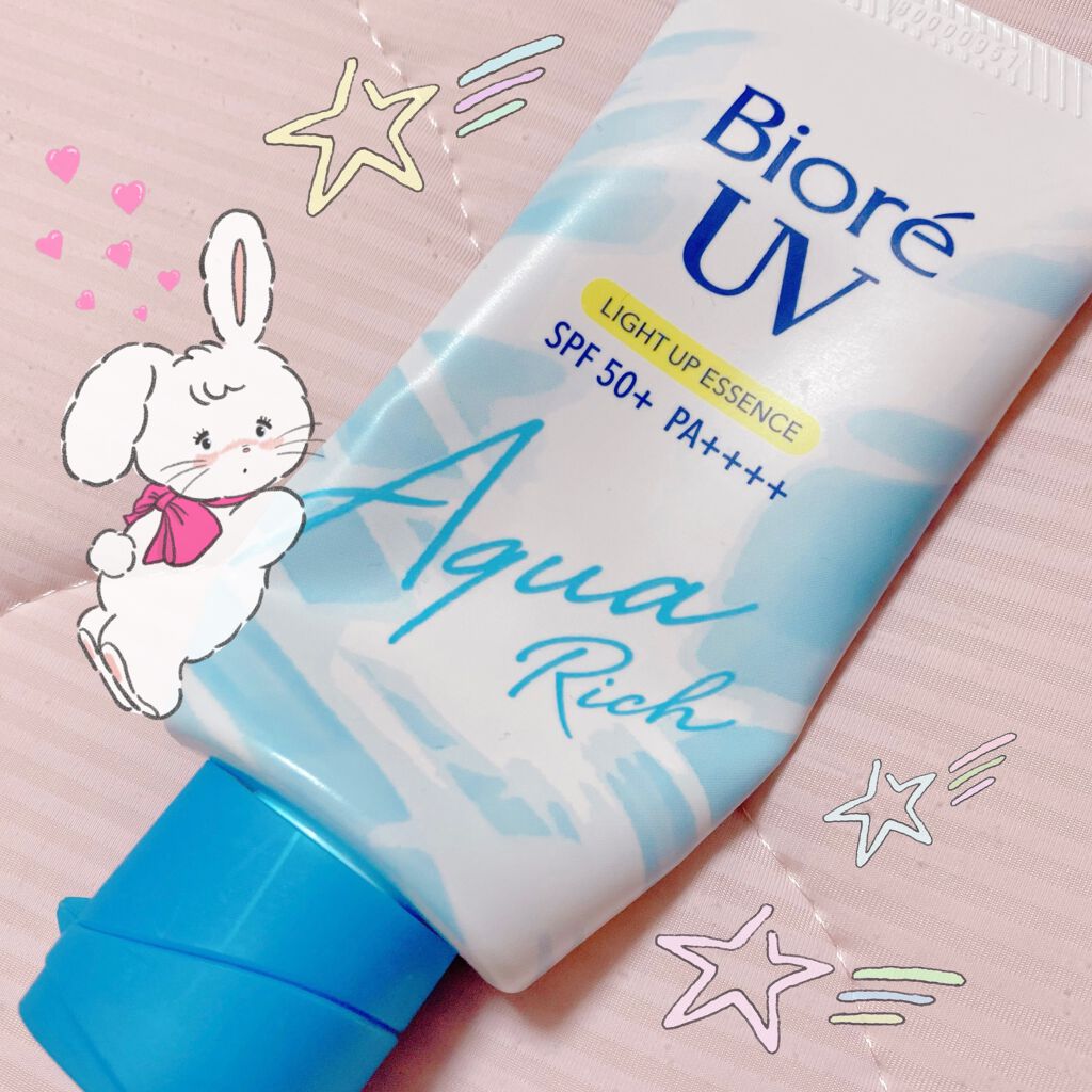 ビオレUV アクアリッチ ライトアップエッセンス/ビオレ/日焼け止めクリームを使ったクチコミ（1枚目）