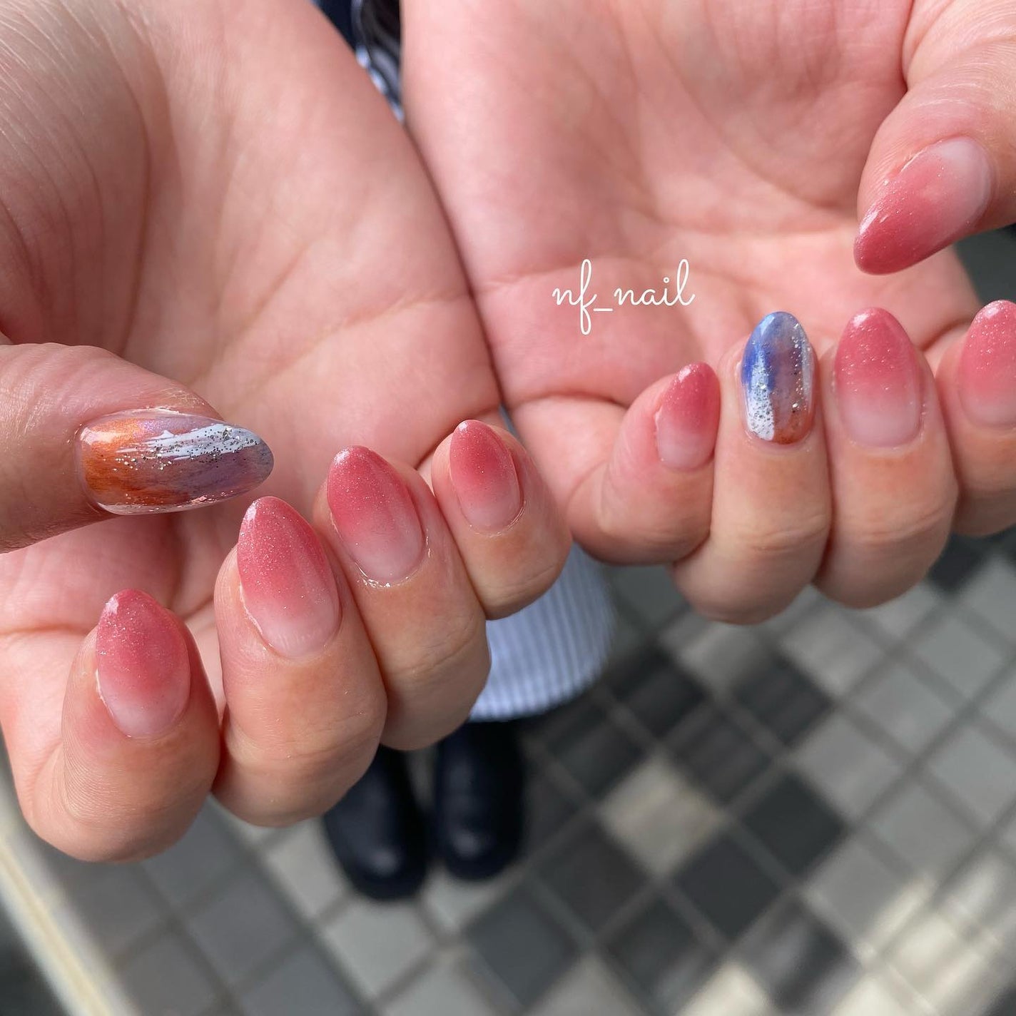 Natsumi◎nailist on LIPS 「nuance..#ネイル#ネイルデザイン#ネイルアート#シ..」(2枚目)