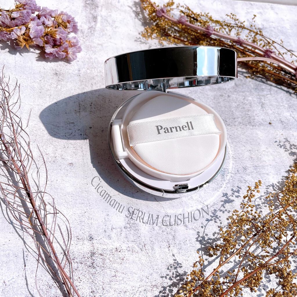 シカマヌ　セラム　クッションファンデ/parnell/クッションファンデーションを使ったクチコミ（2枚目）