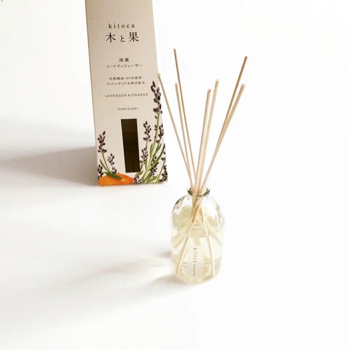 消臭リードディフューザー/Kitoca　木と果/ルームフレグランスを使ったクチコミ（3枚目）