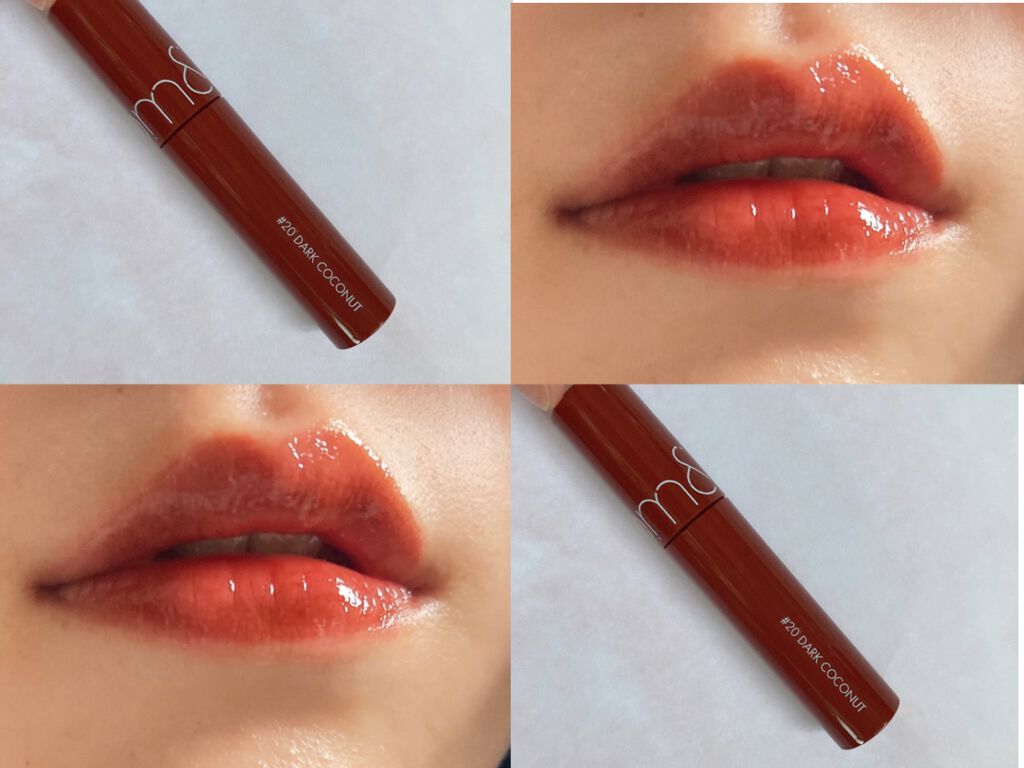 ジューシーラスティングティント/rom&nd/リップティントを使ったクチコミ(2枚目)