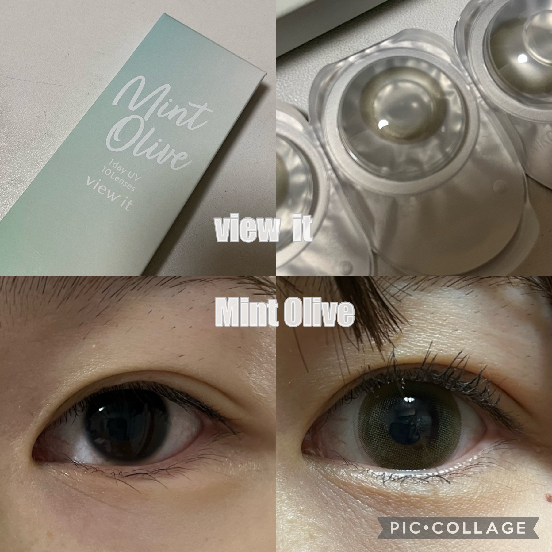 view it color 1day uv/view it/ワンデー（１DAY）カラコンを使ったクチコミ（1枚目）