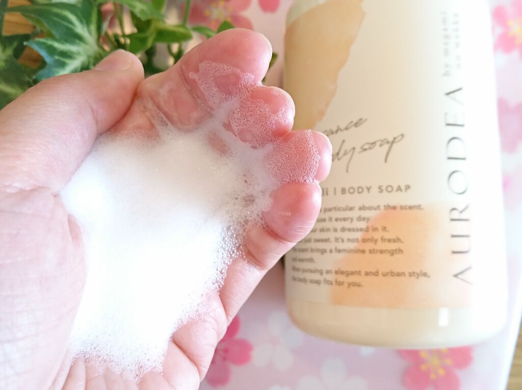 AURODEA by megami no wakka fragrance body soap/R&/ボディソープを使ったクチコミ(3枚目)