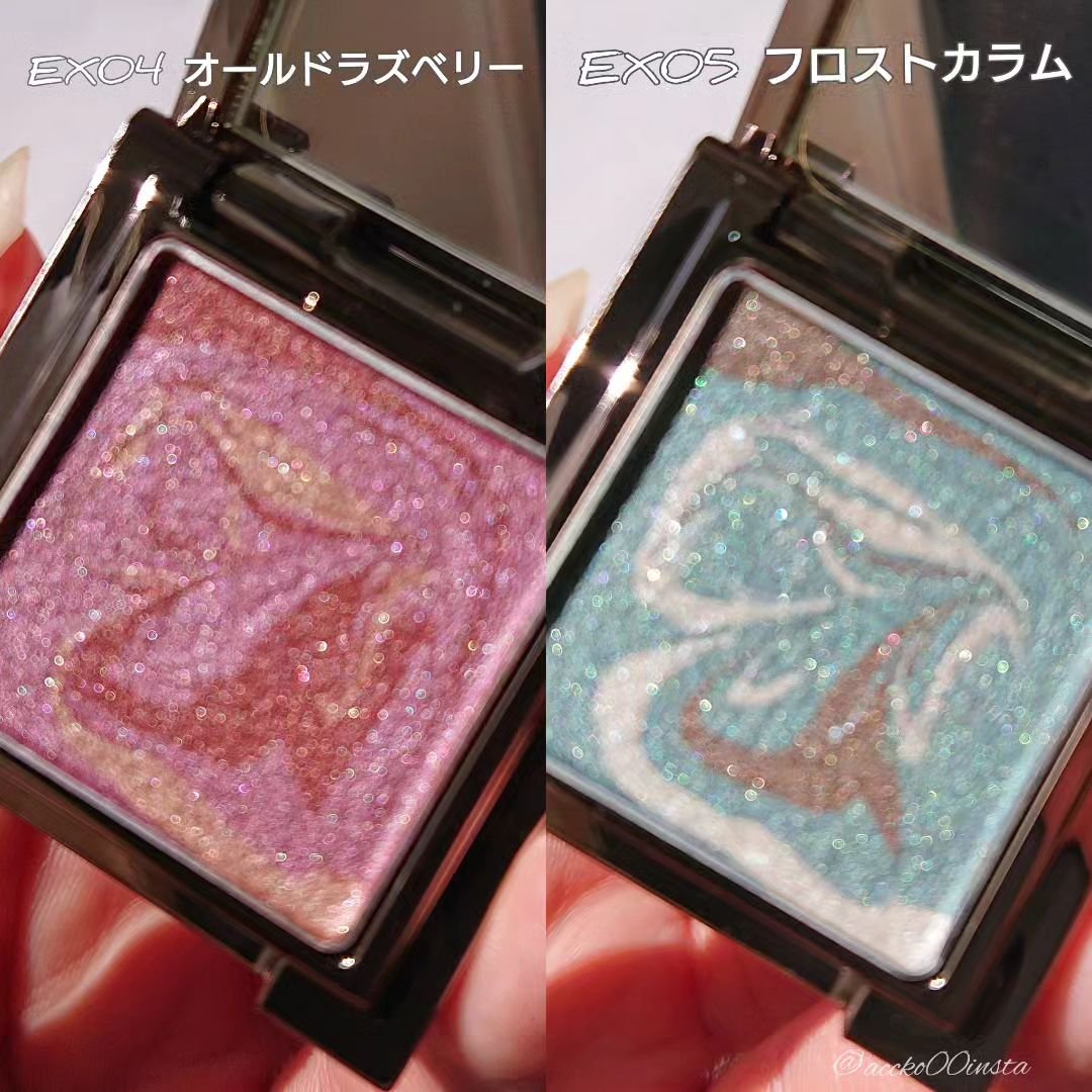 マージングカラーアイズ EX05 Frost Column/LUNASOL/単色アイシャドウを使ったクチコミ（2枚目）