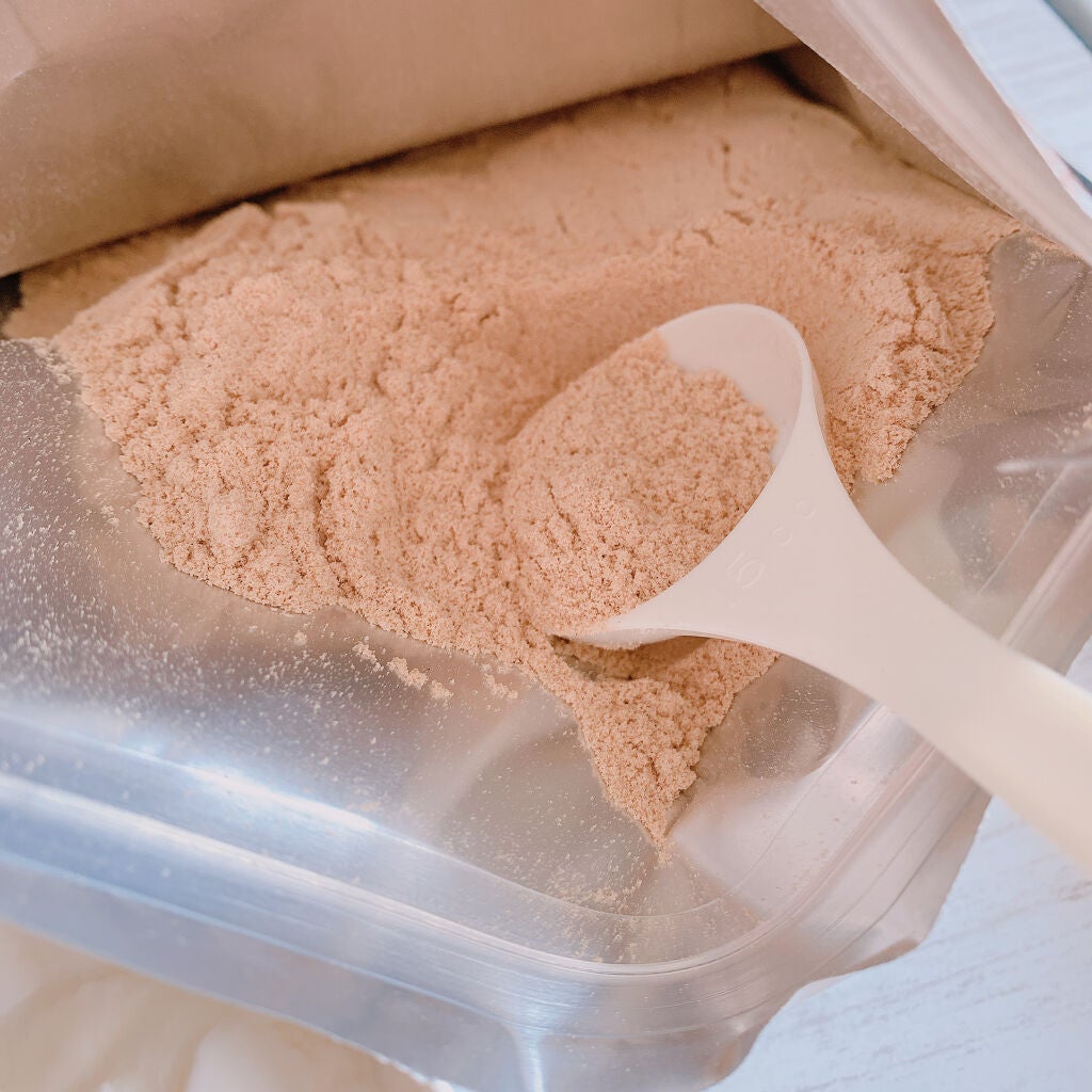 saaa on LIPS 「.美ぬかパウダーで腸活🍀以前自分で雑誌を見ながら米ぬかを煎って..」(3枚目)