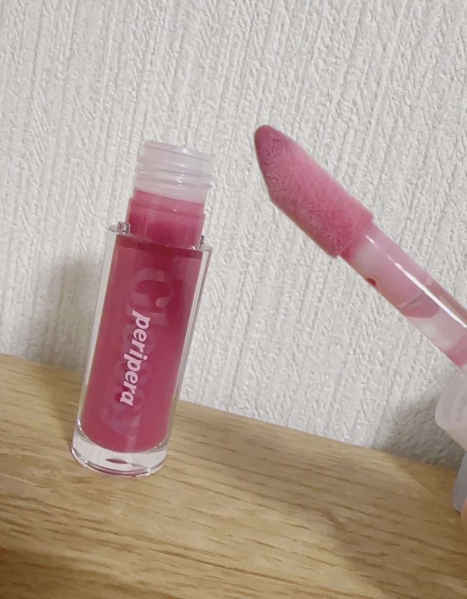 インク グラスティング リップ グロス/PERIPERA/リップグロスを使ったクチコミ（2枚目）