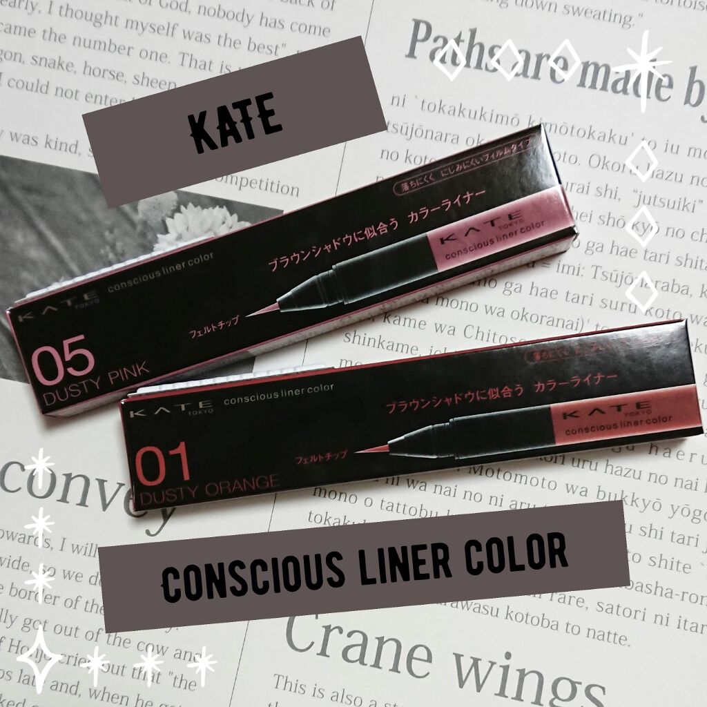 コンシャスライナーカラー/KATE/リキッドアイライナーを使ったクチコミ(1枚目)