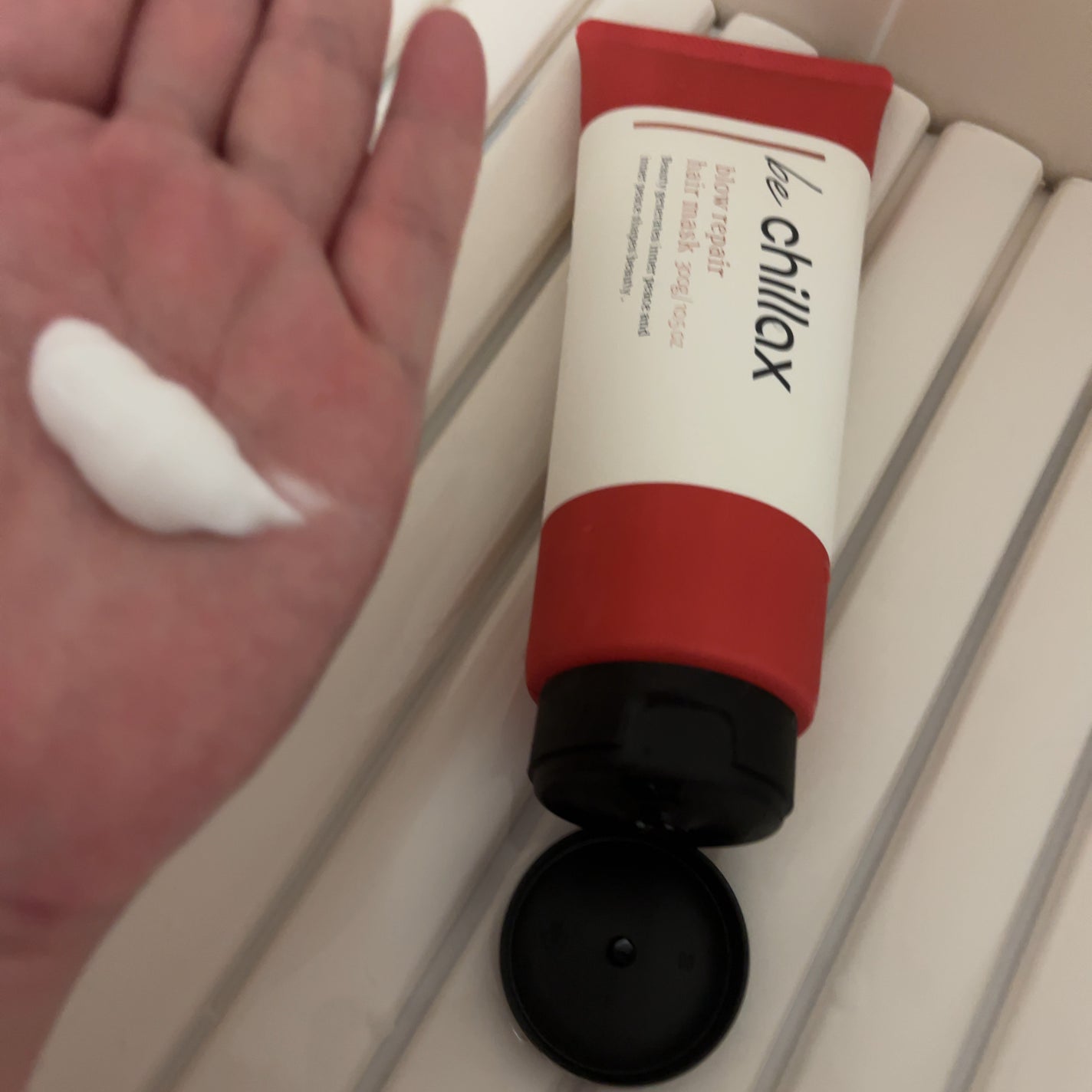 blow repair hair mask/be chillax/洗い流すヘアトリートメントを使ったクチコミ(2枚目)