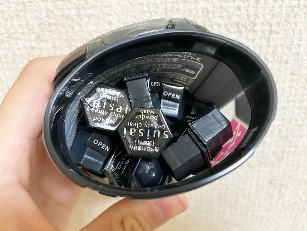 スイサイ ビューティクリア ブラック パウダーウォッシュ/suisai/洗顔パウダーを使ったクチコミ（2枚目）