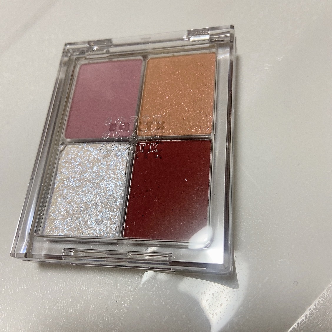 4色アイシャドウパレット 03 パールブロンシュ/aZTK/アイシャドウパレットを使ったクチコミ（3枚目）
