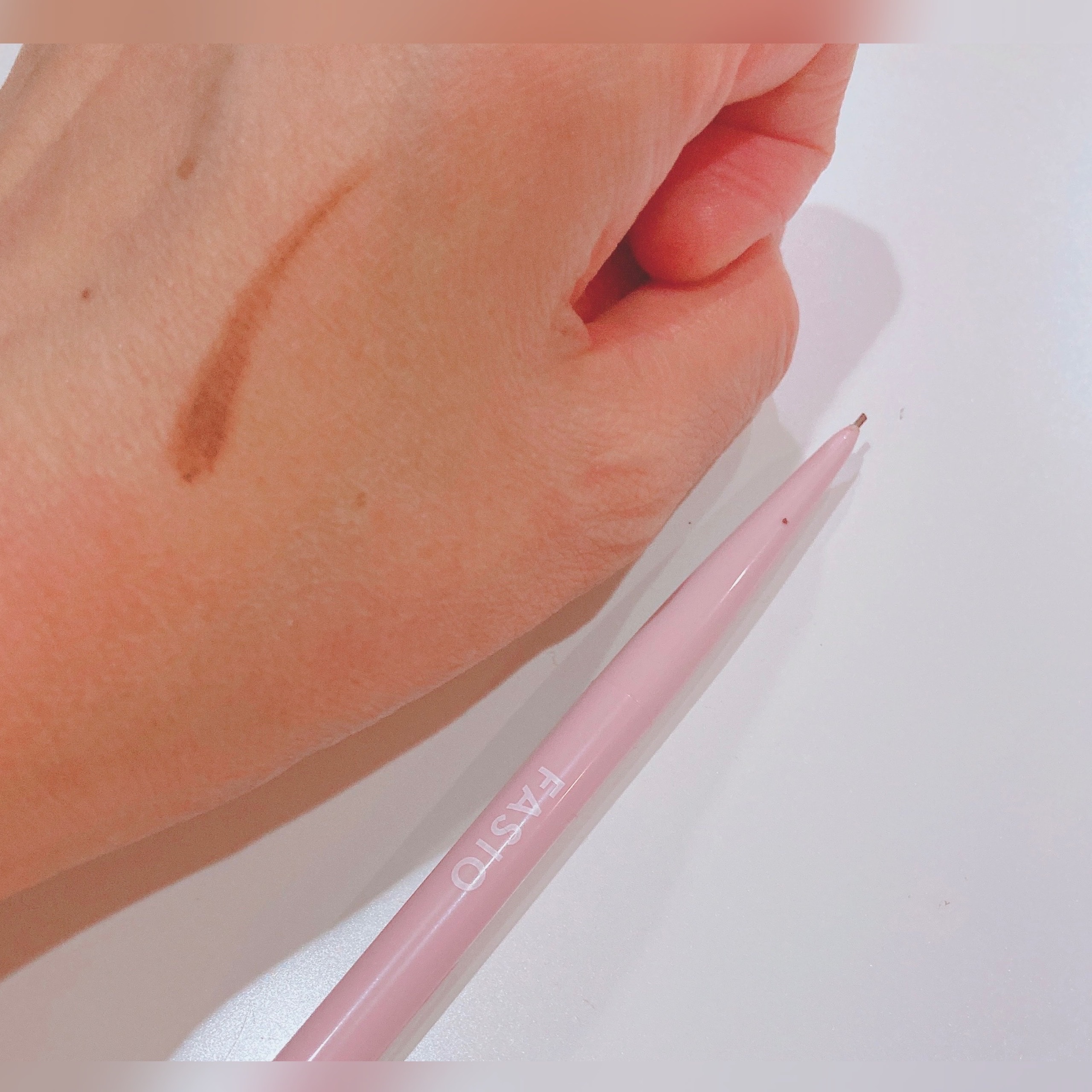 ウォータープルーフ アイブロウ(超極細芯)/FASIO/アイブロウペンシルを使ったクチコミ（3枚目）