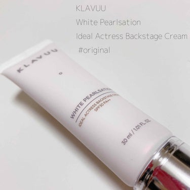(⚠️)4枚目に汚肌写真がありますので閲覧注意です！





KLAVUU WHITE PEARLSATION Ideal Actress Backstage Cream 
#Original
SPF