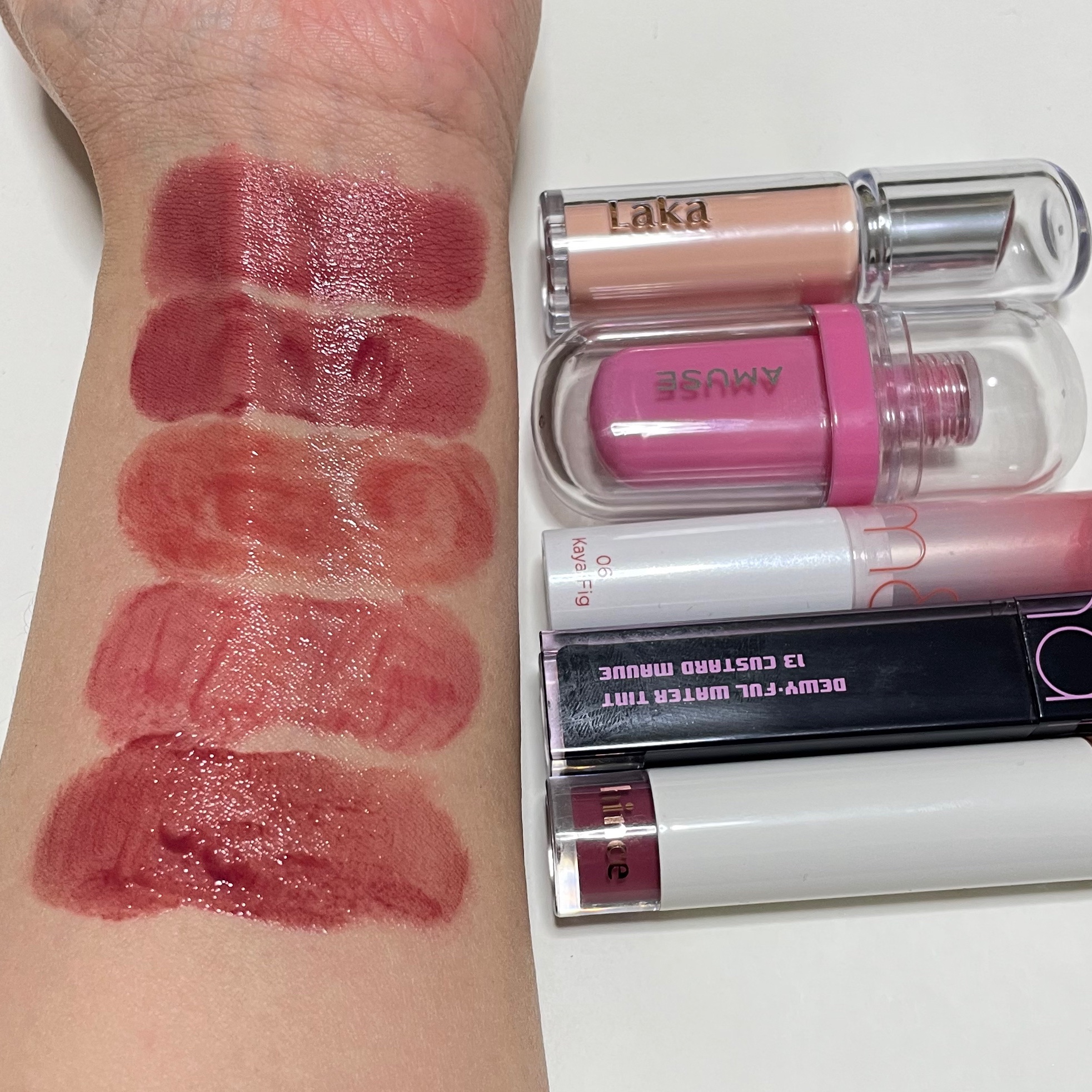 デュイフルウォーターティント/rom&nd/リップティントを使ったクチコミ（2枚目）