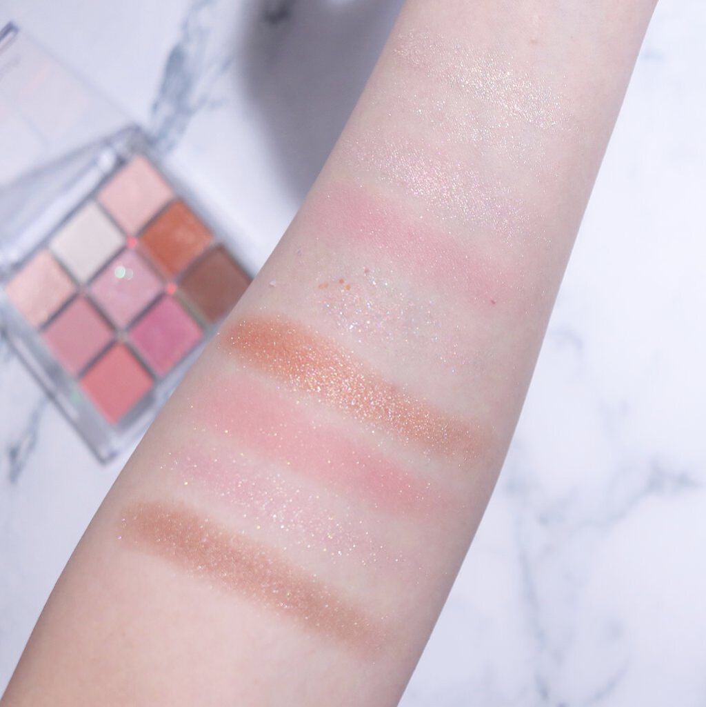 グリッターアイシャドウパレット/heimish/アイシャドウパレットを使ったクチコミ（2枚目）