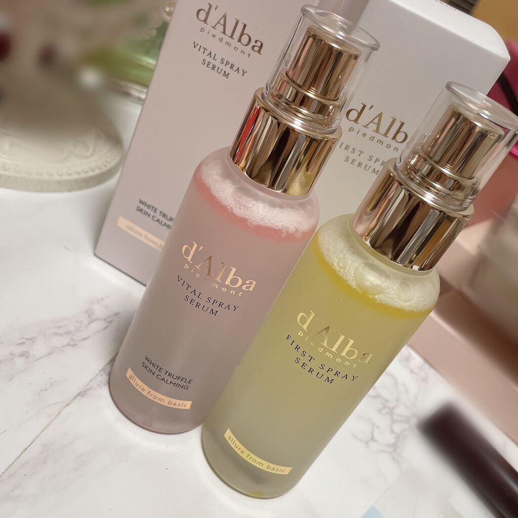 ダルバ ホワイトトリュフファーストスプレーセラム/ダルバ/ミスト状化粧水を使ったクチコミ（3枚目）