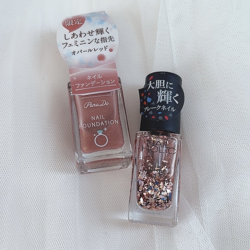 ネイルホリック パーティーフレーク SP025/ネイルホリック/マニキュアを使ったクチコミ（2枚目）