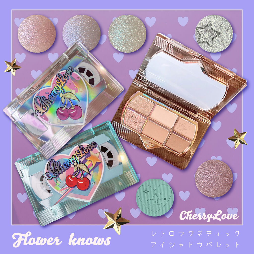 レトロマグネティック アイシャドウパレット/FlowerKnows/アイシャドウパレットを使ったクチコミ（1枚目）