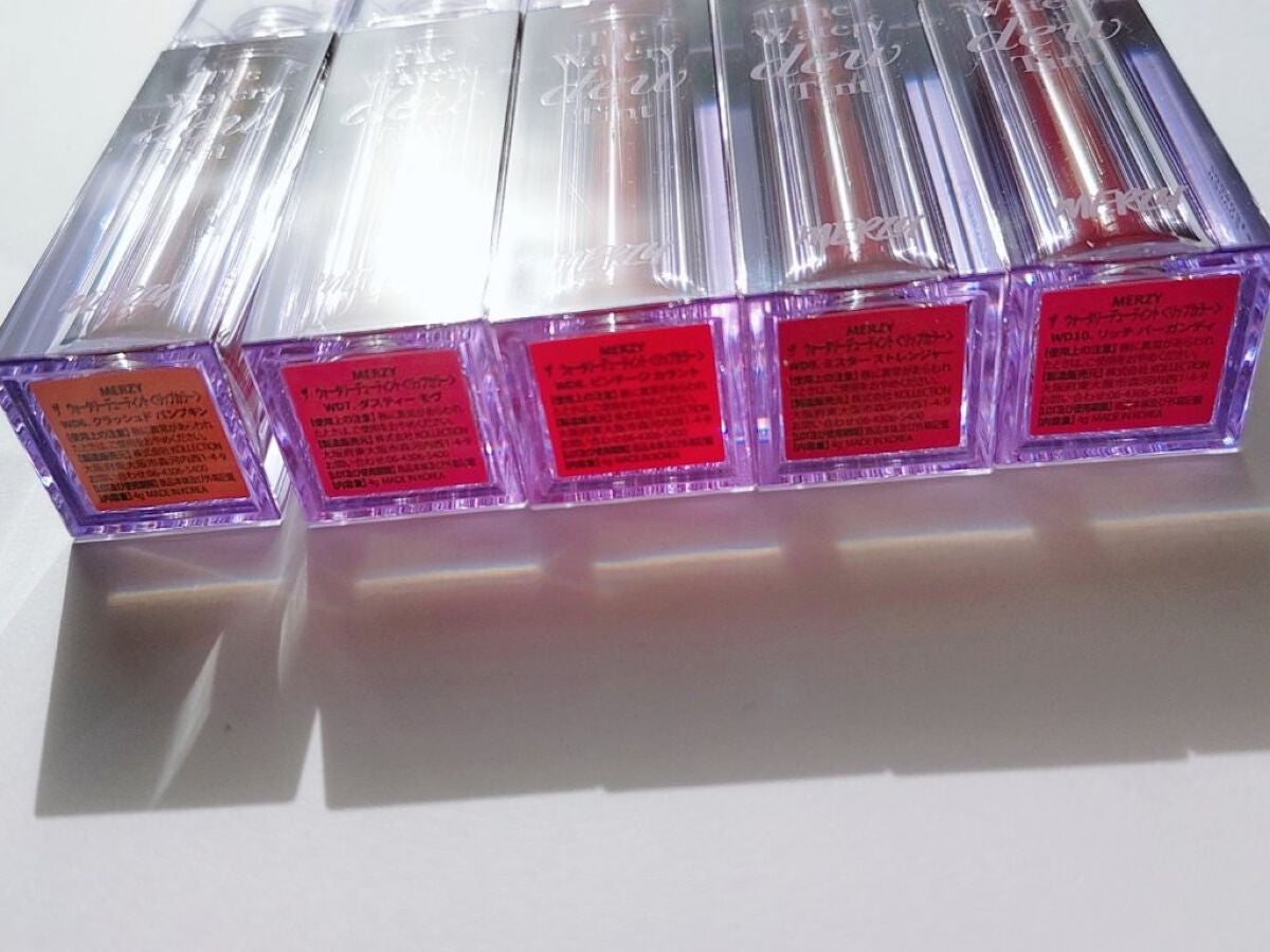 ザ ウォータリーデューティント/MERZY/リップティントを使ったクチコミ(5枚目)