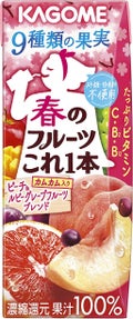 カゴメ春のフルーツこれ一本 ピーチ＆ルビーグレープフルーツブレンド 