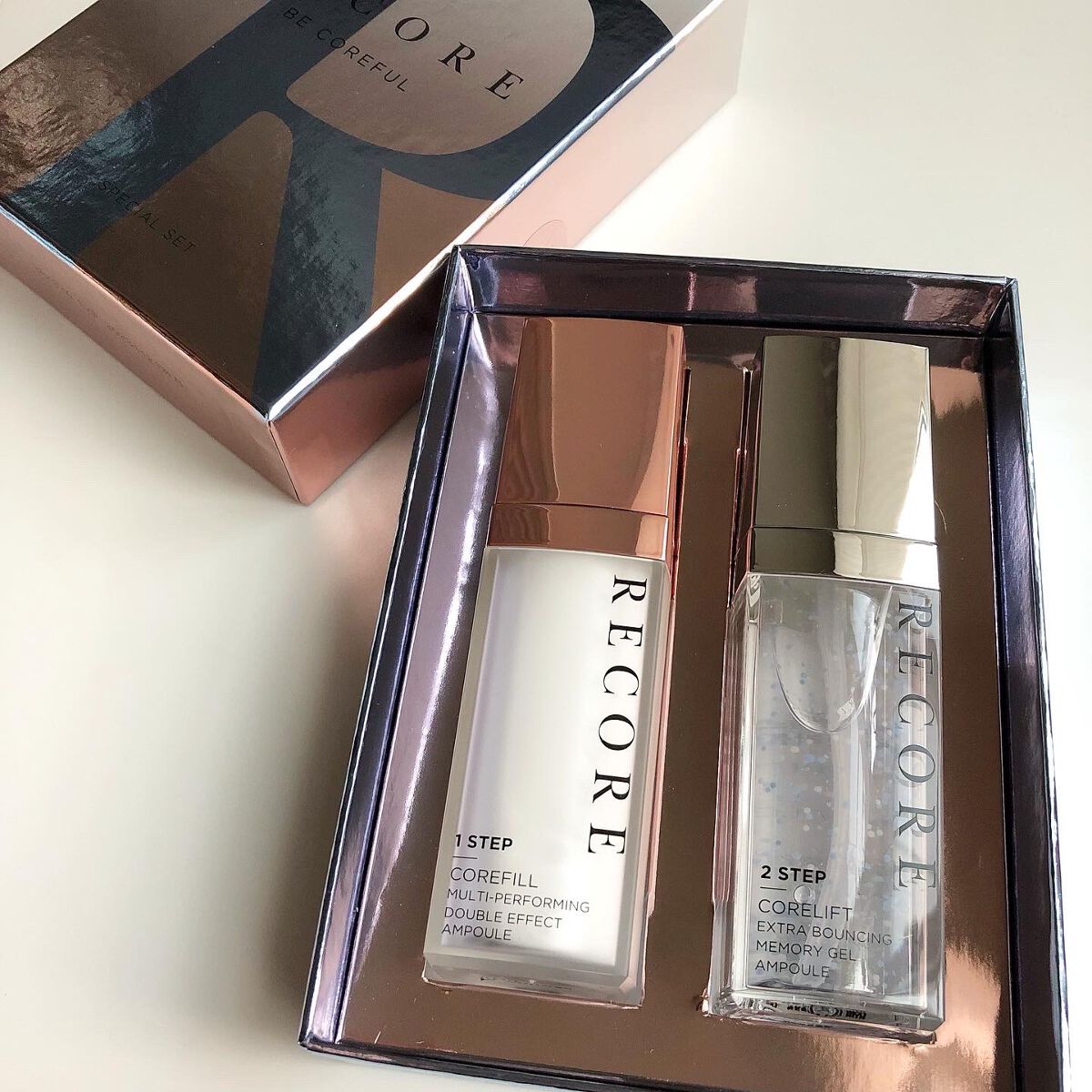 リコアアンプルガラスキット/RECORE/美容液を使ったクチコミ（1枚目）