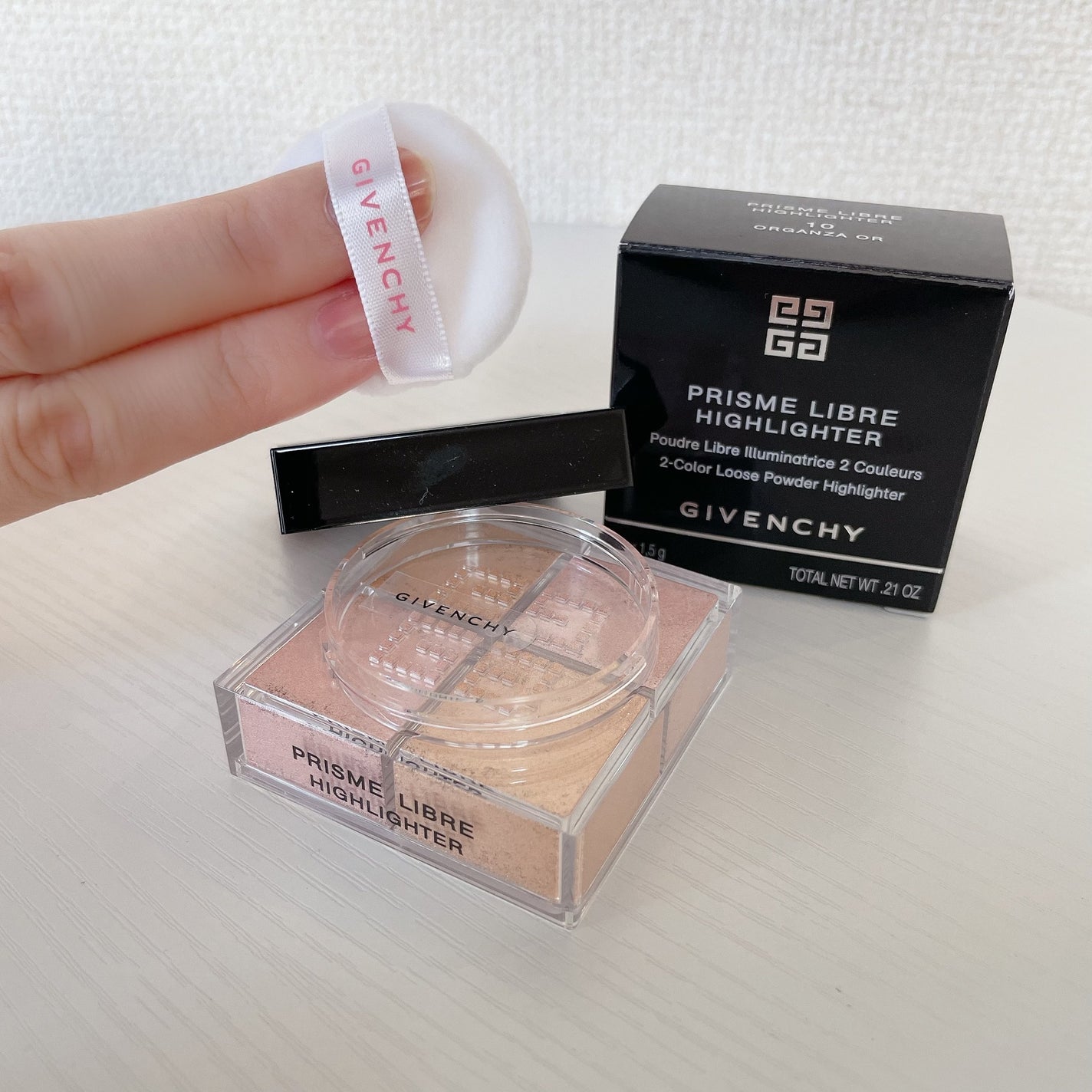 プリズム・リーブル・ハイライター/GIVENCHY/パウダーハイライトを使ったクチコミ(3枚目)