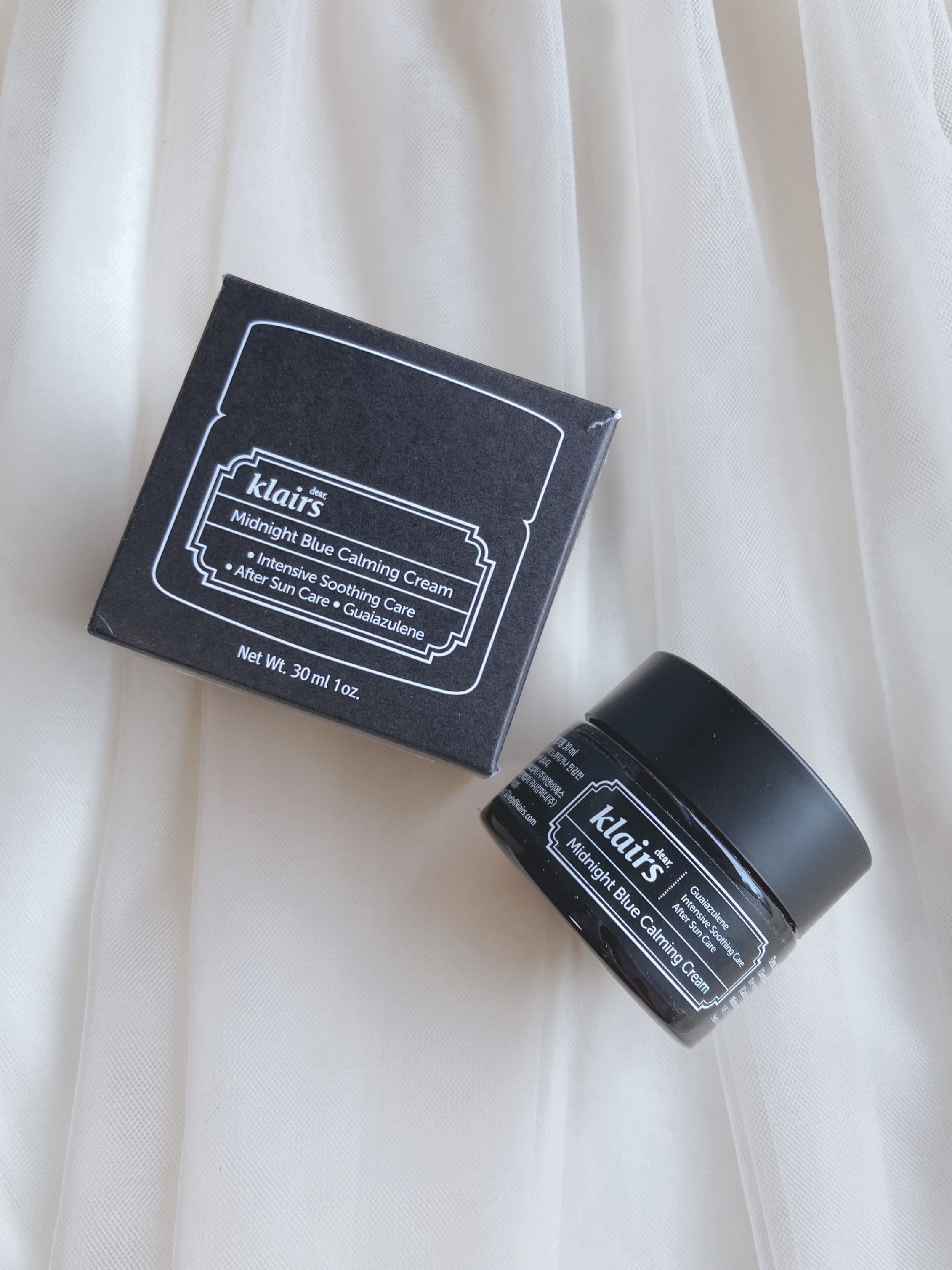 ミッドナイトブルーカーミングクリーム/Klairs/フェイスクリームを使ったクチコミ（3枚目）