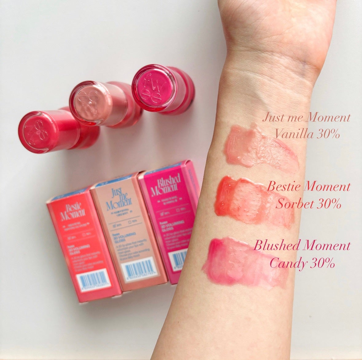 フィー 3Dボリューミンググロス/fwee/リップグロスを使ったクチコミ(1枚目)