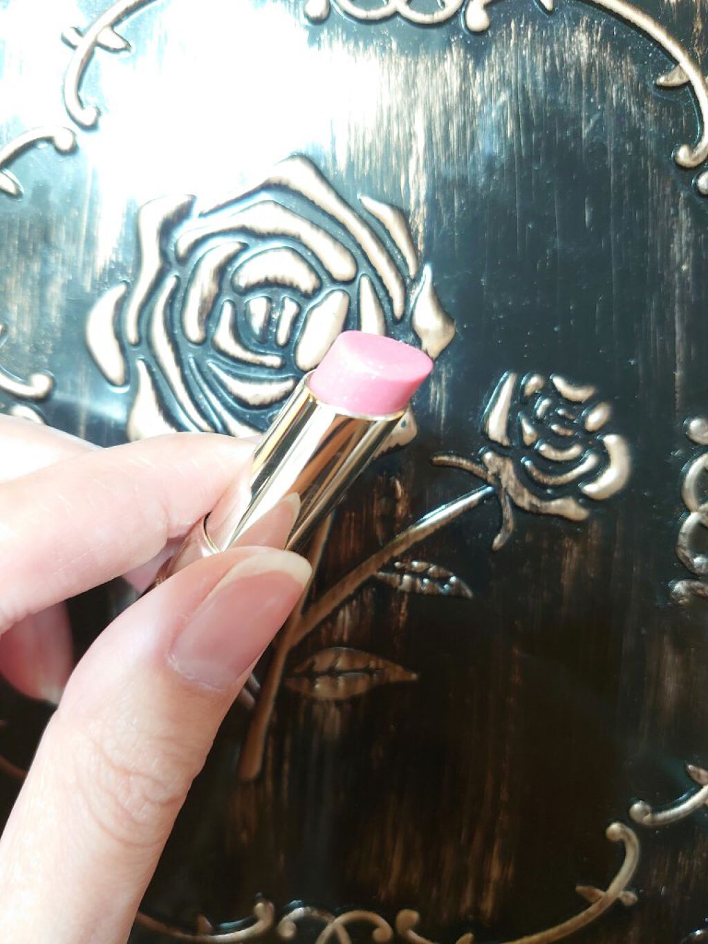 シャイニーエッセンスリップA PK-02/media/口紅を使ったクチコミ（2枚目）