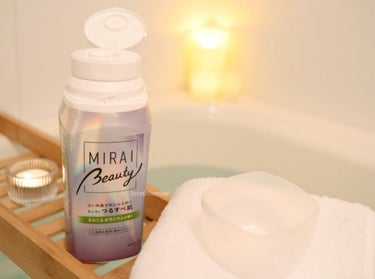 MIRAI beauty バスパウダー ネロリ＆ゼラニウムの香り/花王/入浴剤を使ったクチコミ（2枚目）