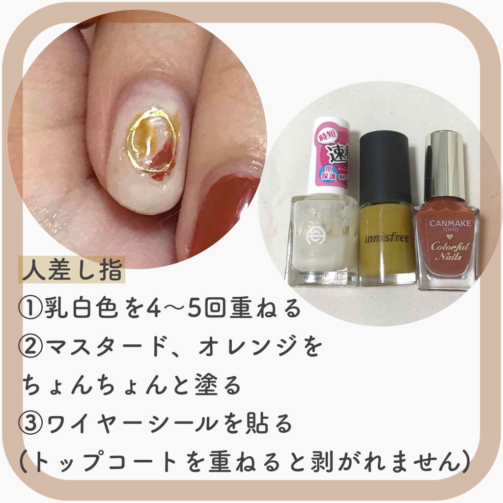 カラフルネイルズ/キャンメイク/マニキュアを使ったクチコミ(2枚目)