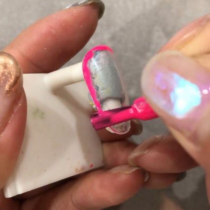 ジェルネイル(ライト対応)/セリア/ジェルネイルを使ったクチコミ(2枚目)