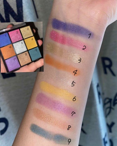 UR GLAM　BLOOMING EYE COLOR PALETTE/U R GLAM/アイシャドウパレットを使ったクチコミ（3枚目）