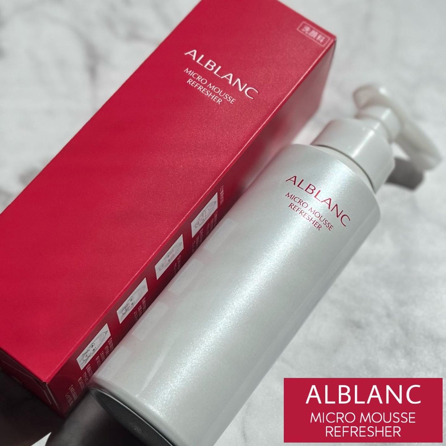 マイクロムース リフレッシャー/ALBLANC/泡洗顔を使ったクチコミ(1枚目)