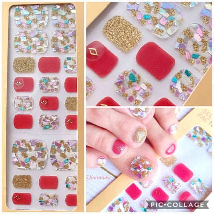 ネイルフィット ジェルネイルシール/GELATO FACTORY/ネイルシールを使ったクチコミ(2枚目)