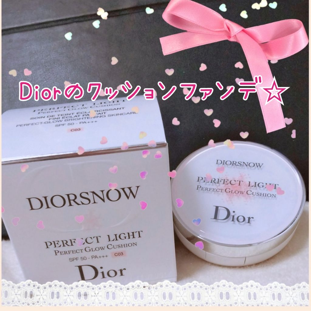 ディオール スノー パーフェクト ライト クッション SPF 50-PA+++/Dior/クッションファンデーションを使ったクチコミ(1枚目)