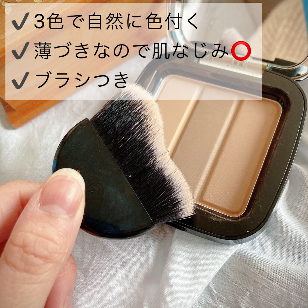 ZEESEA 三色　パウダーチーク/ZEESEA/パウダーチークを使ったクチコミ（3枚目）