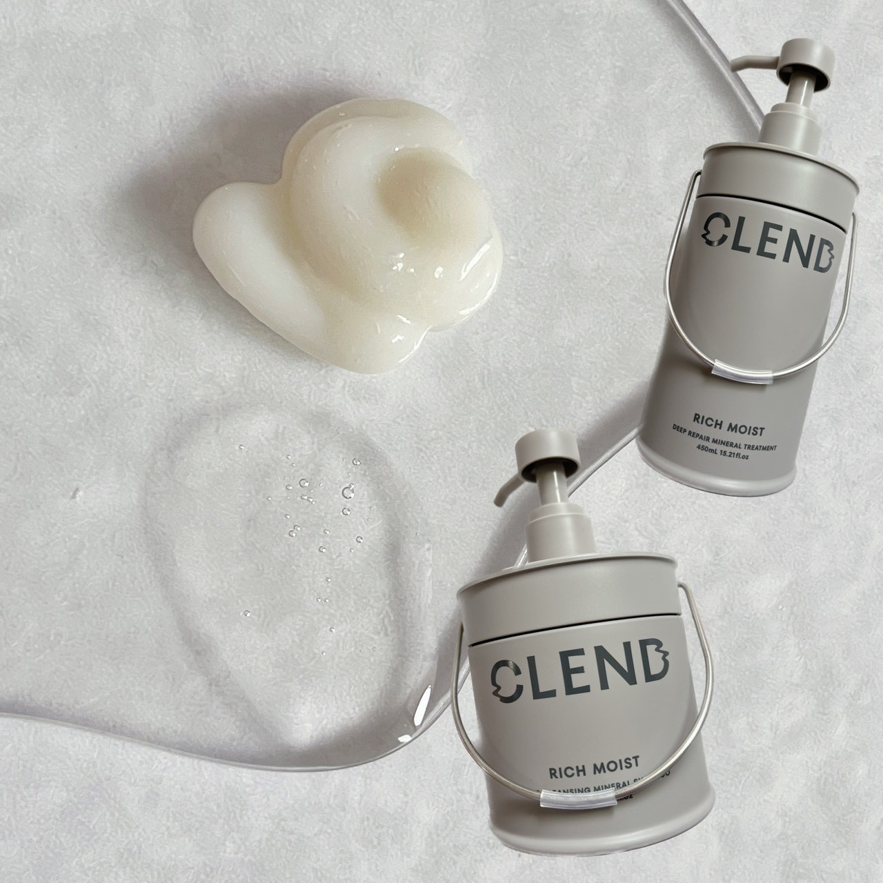 リッチモイスト ディープクレンジング ミネラル シャンプー/ディープリペア ミネラル トリートメント/CLEND/市販シャンプーを使ったクチコミ（3枚目）