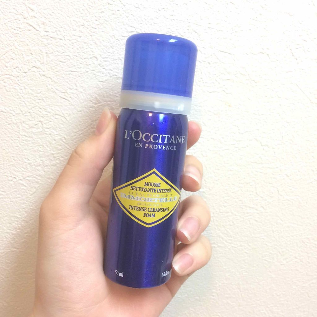 イモーテル プレシューズインテンスクレンジングフォーム/L'OCCITANE/洗顔フォームを使ったクチコミ（1枚目）