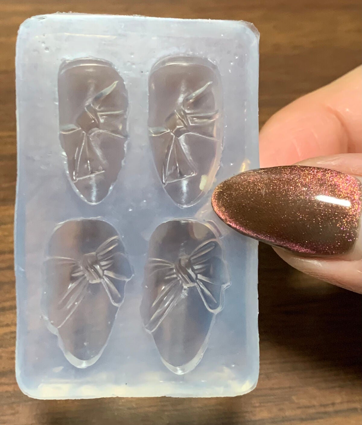 シリコンモールド/NAILTOWN/ジェルネイルを使ったクチコミ(7枚目)